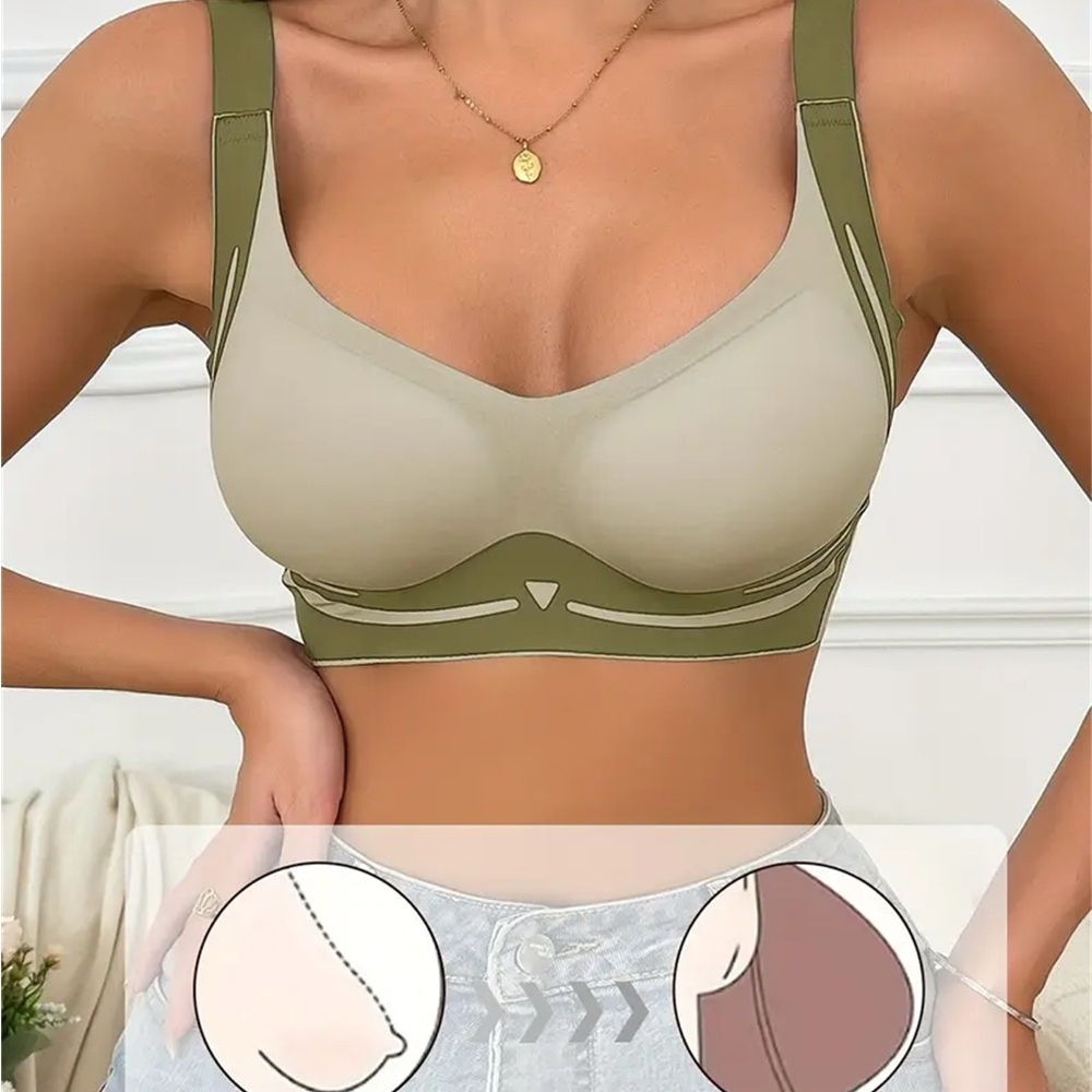 Khaki Women's Supportive Bra